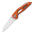 MKM Knives Edge Liner sulankstomas peilis, Orange anodized aluminum MKEGL-AOR