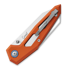 MKM Knives Edge Liner kääntöveitsi, Orange anodized aluminum MKEGL-AOR