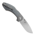 MKM Knives Hero - Stonewashed - Denim Micarta sulankstomas peilis, mėlyna MKHR-DCT