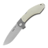 MKM Knives Hero - Stonewashed - G10 sulankstomas peilis, tan MKHR-GTTN