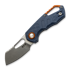 Couteau pliant MKM Knives Isonzo Cleaver, bleu MKFX03-2PBL