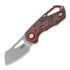 MKM Knives Isonzo Cleaver SW kääntöveitsi, Lava Flow CF MKFX03-2CL