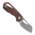 Couteau pliant MKM Knives Isonzo Cleaver SW, Lava Flow CF MKFX03-2CL