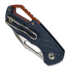 MKM Knives Isonzo Clip Point Taschenmesser, blau MKFX03-3PBL