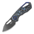 MKM Knives Isonzo Clip Point BW sulankstomas peilis, Arctic Storm CF MKFX03-3CAD