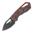 MKM Knives Isonzo Clip Point BW sulankstomas peilis, Lava Flow CF MKFX03-3CLD