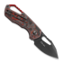 MKM Knives Isonzo Clip Point BW kääntöveitsi, Lava Flow CF MKFX03-3CLD