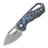 MKM Knives Isonzo Clip Point SW sulankstomas peilis, Arctic Storm CF MKFX03-3CA