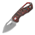 MKM Knives Isonzo Clip Point SW sulankstomas peilis, Lava Flow CF MKFX03-3CL