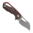 MKM Knives Isonzo Hawkbill SW sulankstomas peilis, Lava Flow CF MKFX03-1CL