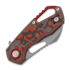 MKM Knives Isonzo Hawkbill SW kääntöveitsi, Lava Flow CF MKFX03-1CL