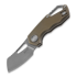 Couteau pliant MKM Knives Isonzo M390 Cleaver, bronze anodized titanium MKFX03M-2TBR