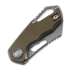 Couteau pliant MKM Knives Isonzo M390 Cleaver, bronze anodized titanium MKFX03M-2TBR