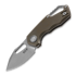 MKM Knives Isonzo M390 Clip Point kääntöveitsi, bronze anodized titanium MKFX03M-3TBR