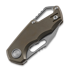 Couteau pliant MKM Knives Isonzo M390 Clip Point, bronze anodized titanium MKFX03M-3TBR