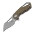 MKM Knives Isonzo M390 Hawkbill sulankstomas peilis, bronze anodized titanium MKFX03M-1TBR