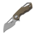 MKM Knives Isonzo M390 Hawkbill kääntöveitsi, bronze anodized titanium MKFX03M-1TBR