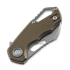 MKM Knives Isonzo M390 Hawkbill sulankstomas peilis, bronze anodized titanium MKFX03M-1TBR