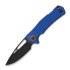 MKM Knives LOV - Top Shield Black - FRN sulankstomas peilis, mėlyna MKLV-PBL