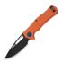 MKM Knives LOV - Top Shield Black - FRN kääntöveitsi, oranssi MKLV-POR