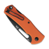 MKM Knives LOV - Top Shield Black - FRN kääntöveitsi, oranssi MKLV-POR