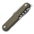 MKM Knives Malga 6 - MagnaCut - Green Canvas Micarta multiv&aelig;rkt&oslash;j MKMP06MAG-GC