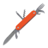 MKM Knives Malga 6 sulankstomas peilis, oranžinėnge MKMP06-GOR