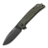 Coltello pieghevole MKM Knives Maximo, OD green anodized titanium MKMM-TGRD
