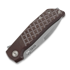 MKM Knives Maximo SW 折叠刀, Burgundy canvas micarta MKMM-BUCT