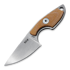 Coltello da collo MKM Knives Mikro 1 - Stonewashed - Canvas Micarta, natural MKMR01-NC