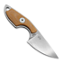 MKM Knives Mikro 1 - Stonewashed - Canvas Micarta peilis, kabinamas ant kaklo, natural MKMR01-NC