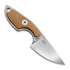 MKM Knives Mikro 1 - Stonewashed - Canvas Micarta 颈刀, natural MKMR01-NC