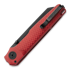 MKM Knives Miura - MagnaCut DSW - Aluminum kääntöveitsi, punainen MKMI-ARDB