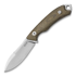 MKM Knives Pocket Tango 1 knife, Green Canvas Micarta MKPT1-GC