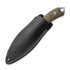 MKM Knives Pocket Tango 4 - Stonewash - Canvas Micarta kniv, grön MKPT4-GC