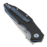 MKM Knives Raut front flipper 折叠刀, 黑色 MKVP01GFBK