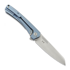MKM Knives Roar - Titanium foldekniv, blå MKRO-TBL