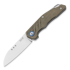 MKM Knives Root 折叠刀, Green Canvas Micarta MKRT-GC