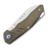 MKM Knives Root folding knife, Green Canvas Micarta MKRT-GC