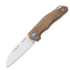MKM Knives Root 折叠刀, Natural Canvas Micarta MKRT-NC