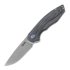 MKM Knives Timavo 折叠刀, Black canvas micarta MKVP02-BC