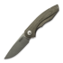 MKM Knives Timavo sulankstomas peilis, green canvas micarta MKVP02-GC