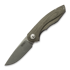 MKM Knives Timavo 折叠刀, green canvas micarta MKVP02-GC