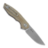 MKM Knives Timavo sulankstomas peilis, natural canvas micarta MKVP02-NC