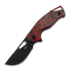 MKM Knives Vincent PVD sulankstomas peilis, Lava Flow CF MKVCV-CLD