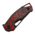 MKM Knives Vincent PVD sulankstomas peilis, Lava Flow CF MKVCV-CLD