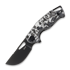 MKM Knives Vincent PVD folding knife, White Storm CF MKVCV-CWD