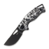 MKM Knives Vincent PVD kääntöveitsi, White Storm CF MKVCV-CWD