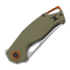 MKM Knives Vincent Satin sulankstomas peilis, G10 Green MKVCN-GGS