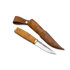 ML Custom Knives Birch bark 5, brown sheath
